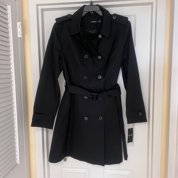 🔥NWT  Lauren Ralph Lauren Cotton Blend Trench Coat XXL - Picture 9 of 15
